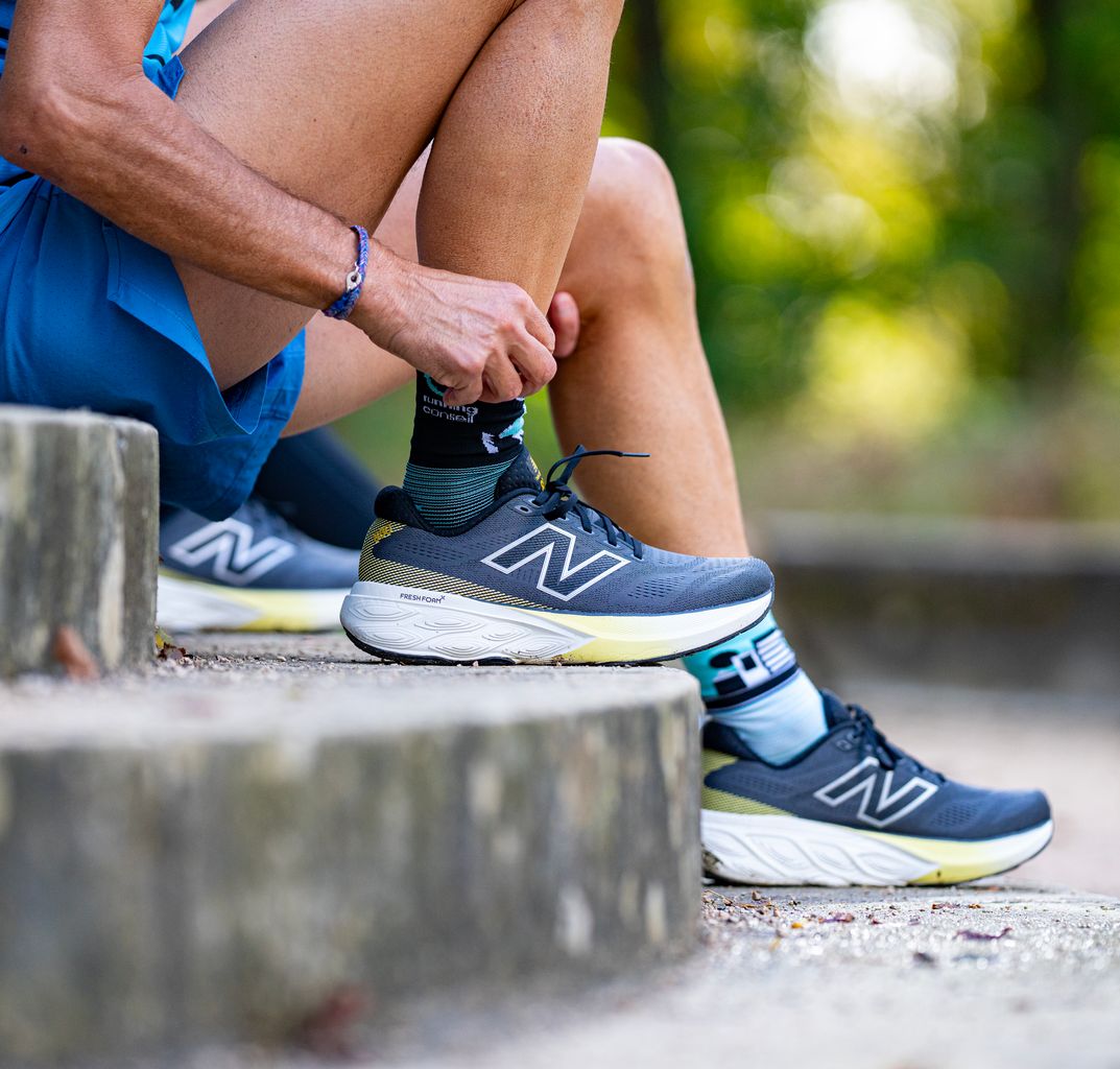 Votre course commence avant le départ... New Balance & Running Conseil vous guident vers le choix de la bonne paire de chaussures